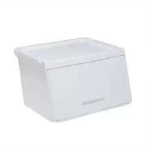 [생활] 정리 수납 이사 슬라이딩 박스 아이보리 454x411x310mm 1개