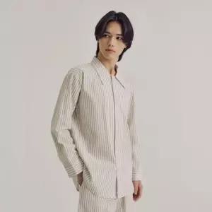 [갤러리아] [오르시떼] 남성 H017 벨레 긴소매+5부팬츠 파자마 세트