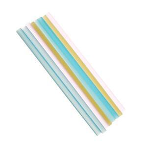 [2개구성] 컬러혼합 일반형 용빨대 일자빨대 스트로우 테이크아웃 200개 굵은빨대 BHW05098A