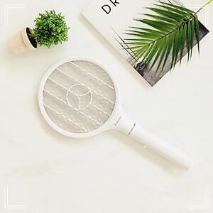 [2개구성] 2 강력 원형 베스트 중안전 해충킬러 전기파리채 라켓형 BHW911A90