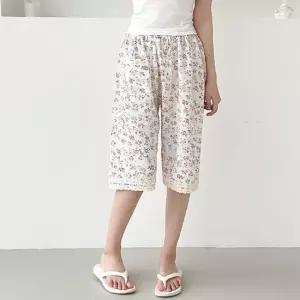 엠보 인조인견 레이스 반바지 6부 10컬러 인견 반바지 6부 여름