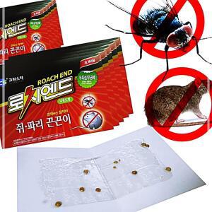 [2개구성] 로치엔드 파리 2매팩 5개 덫 잡이 끈끈이 쥐 IOW8E25C3