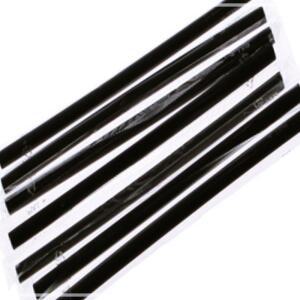 [2개구성] 테이크아웃 개별포장 일자형 / 블랙 500개 일자빨대 커피빨대 IOW05097F