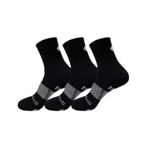 몽벨 남성용 스톤 백 로고 드라이쿨 연사 라텍스 등산 양말 쿠션 중목 3족 MB-S07