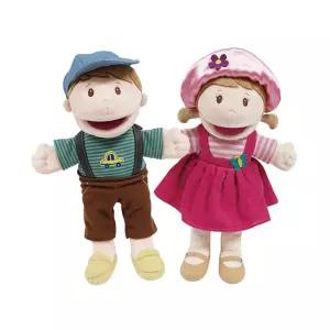 12805 말하는 손인형 소년소녀세트 2종