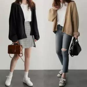 아우터 미니 가을 가디건 간호사가디건 짧은 단정한 tYc9+9rAx