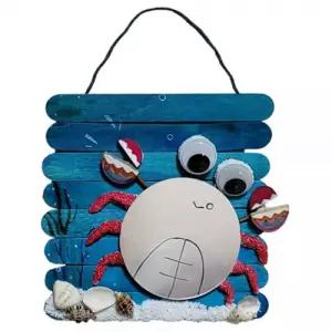 여름 컬러스틱 액자 만들기(3종 택1)-꽃게거울