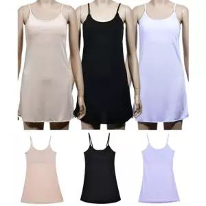 (스킨센스)캡내장 끈조절 인견 이너 슬립 원피스 MdP7+3NuS