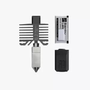 노즐이 있는 밤부 랩 핫엔드 - P1S P1P X1C X1 카본 3D 프린터(.2MM 스테인리스 스틸)와 호환되는 시리즈