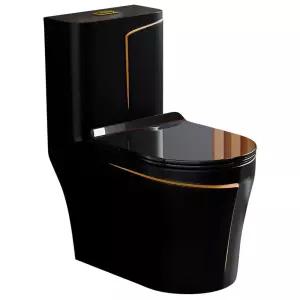 치마형 블랙 양변기 투피스 화장실 식당 인테리어