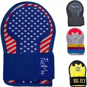 피즈뮤 야구 슬라이딩 미트 - 오른손 또는 왼손용 보호 장갑 청소년 및