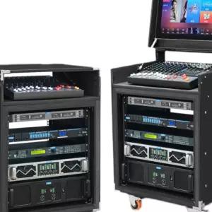 믹서랙케이스 4u 무대 믹싱 증폭기 수납함 오디오