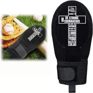 야구 및 소프트볼용 크리스찬 슬라이딩 미트 ？ 청소년 손목 보호 장갑 왼손/오른손 사용 크로스 디자인
