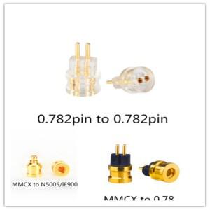 Mmcx  N5005IE300 0.782pinTO0.78 MMCX 0.78 헤드폰 변환 케이블 어댑터 핀