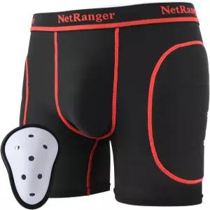 수아베실라 유소년 소년 패딩 슬라이딩 반바지 압축 속옷 스포츠 야구 축구 소프트볼 보호컵 포함