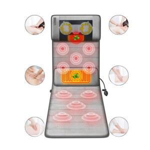 온열 진동 마시지 근육 안마 스트레칭 베개 교정기 엉덩이 의자 고 찜질기