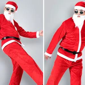 크리스마스 산타복 5종 고급형 어린이집 분장 옷분장 산타 남자 남자장 아빠 XMAS 성인 복장 의상 코스튬