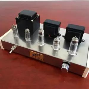 진공관 앰프 블루투스 듀얼 진공관앰프 하이파이 스테레오 내장 스피커 미터 사운드 조립