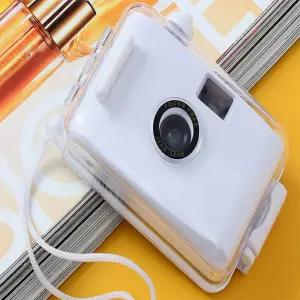 메가디자인 방수 토이카메라 화이트 레트로방수카메라