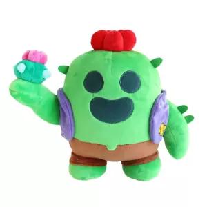 브롤스타즈 봉제 인형 스파이크 캐릭터 놀이 장난감