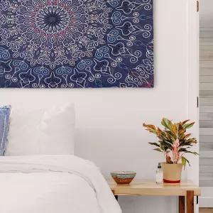 대형 패브릭 포스터 만다라 기하학 L벽인테리어 집꾸미기 분위기전환 홈데코 소품 고리 게포함 아트 장식