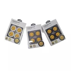 더 스마일 도어가드 4P 차량 기스방지 문쿠션 부착긁힘 전차종 가드 보호 스크래치 생채기 흠집 원형 캐릭