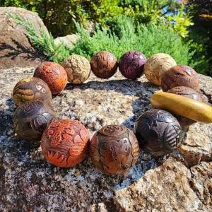 십이지신 12지 나무 행운 염주 기어봉 단주팔찌 우드 불교선물 종교 패션 목걸이