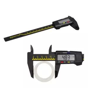 플라스틱 디지털 캘리퍼스 노기스 버니어 마이크로 켈리퍼스 디지털자 외측로미터 내측로미터 로미터 버어