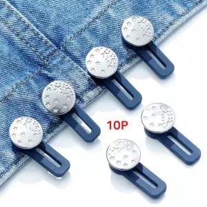 청바지허리늘림 보조단추 10개 수선 옷수선 이중 자켓 확장 줄임 줄이기 사이지줄이기 사이즈 교복 고무줄