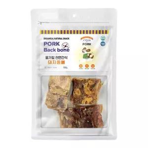 올가밀 천연간식 돼지등뼈 100gX5개 강아지 수제 간식 영양 반려동물 과자 기호성 콜라겐 수제펫 애견 오래