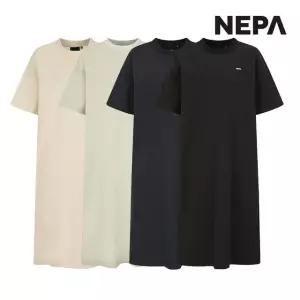 (eTV) 네파 여성 컴포 우븐 반팔 원피스 (레귤러핏) 7J45379