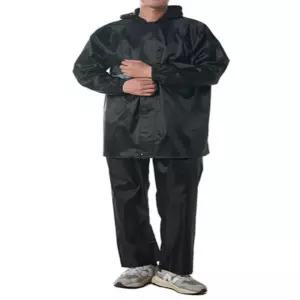 반사테이프 디테일 남성 오토바이 우비 레인코트 세트우의 패션비옷 장마 방수 다회용 어른 낚시상의 레저