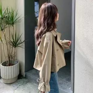 [라일리의류] Rly (H.LINE) 키작녀 숏기장 베이직 트렌치 코