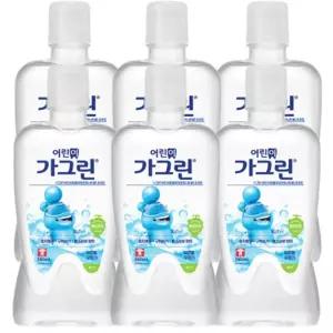어린이가그린 아동 가글 사과맛 380ml x 6개+100ml