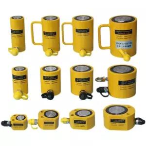 프레스 유압램 센터홀 자키 램 관통형 작업 수동 중공