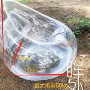 휴대용 빈백 공기 투명 소파 캠핑 인테리어 의자