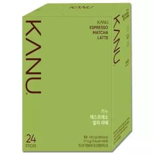 카누 에스프레소 스틱 녹차 말차 라떼 커피 24T 1개