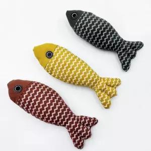 딩동펫 고양이 캣닢 인형 장난감 통통 피쉬 3종 세트