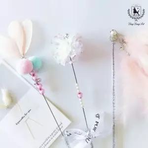 딩동펫 고양이 방울 낚싯대 장난감 다묘 추천 파스텔 세트