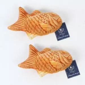 딩동펫 고양이 강아지 캣닢 장난감 붕어빵 인형 소형 2개