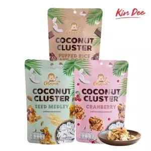 [보라티알] 킨디 코코넛 클러스터 40g x 3개(시드메들리 1+크랜베리 1+라이스앤코코아 1)