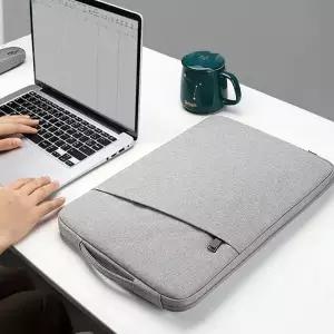 노트북 가방 휴대용 손잡이 이너백 노트북 파우치 수납 플리스 커버 안감 이중 보호