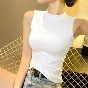 슬림 인기 반목 민소매티 베이직 감성 봄여름 이너 신 (KYR-WFGUQII)