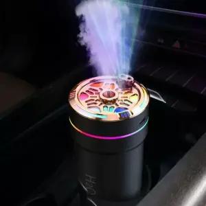 프리미엄 차량용 무선 가습기 쿨 은하수 무드등 별빛 캠핑 충전식모델 블랙