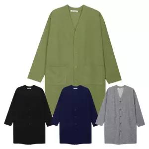 [모로엠] 남성 신축성 브이넥 오버핏 롱가디건 5C-CA-Q020