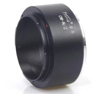 올림푸스 구형 OM 4/3 렌즈  니콘 Z 베이요넷 Z7 Z6 카메라 바디용 OM-Z 마운트 어댑터 링 모