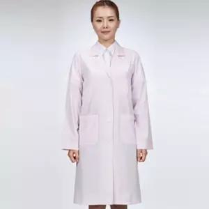 여성 핑크 의사 가운 한의사 영양사 관리사가/물리/치료사/치과/수의사/연구복/관리사/위생