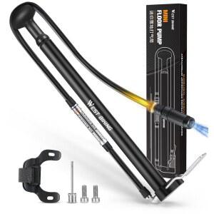 타이어 160PSI 슈레이더 경량 합금 맞는 알루미늄 밸브에 및 펌프 펌프, 볼용 사이클스피드 로드 프레스타 마운틴 휴대용 에어 미니 바닥 자전거