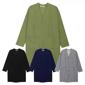 [모로엠] 남성 신축성 브이넥 오버핏 롱가디건 5C-CA-Q020