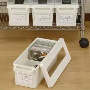 칸막이 어린이 CD보관함 수납 케이스 노부영 게임 넉넉한 미디어 튼튼한